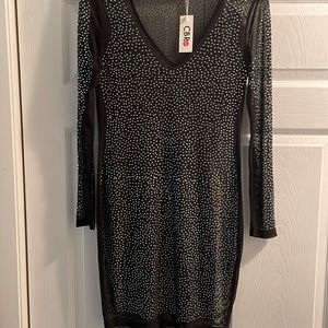 Black see through dress( brand new)